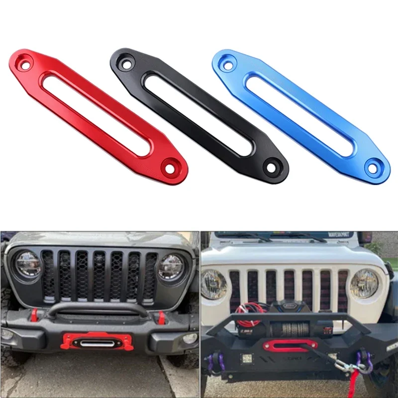 Universal 8000-15000 LBS Syntetické navijak lano 10 palcov 254 mm hliník Hawse Fairlead pre SUV ATV UTV Hawse Fairlead