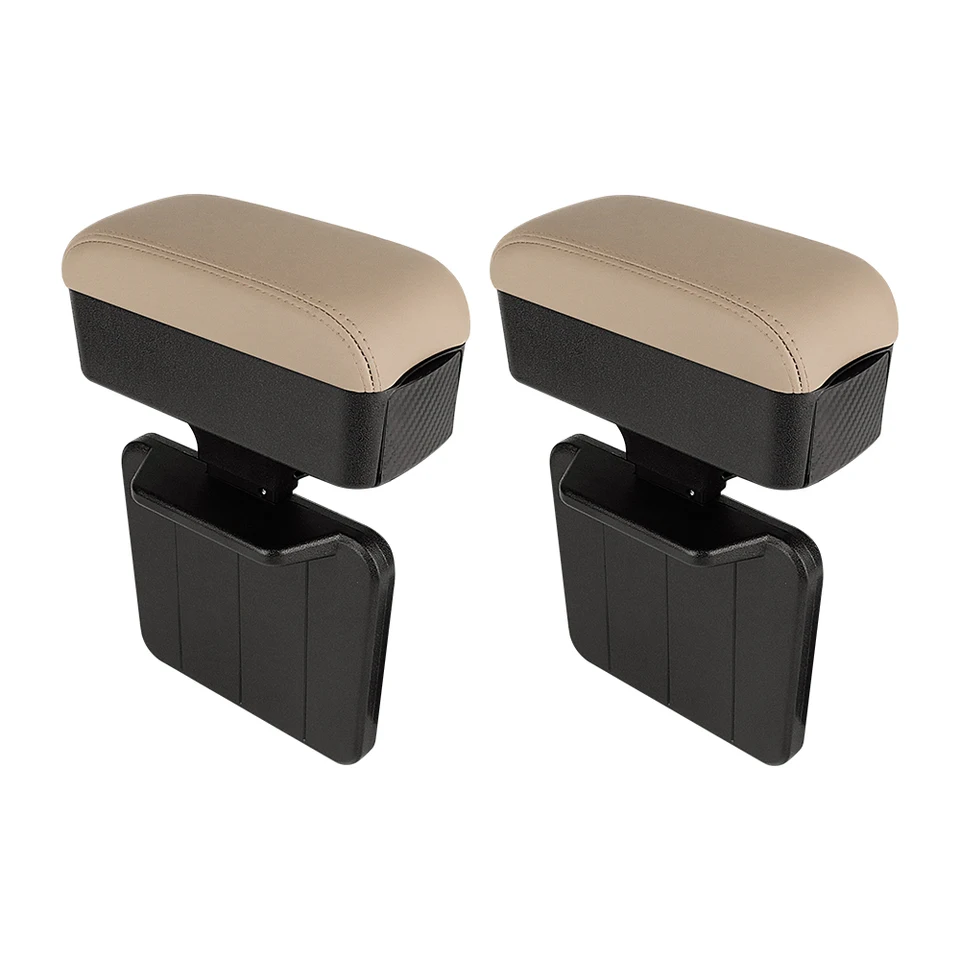 Universal Arm Rest Box Automatické lakťové opierky Organizátor bezdrôtového nabíjania Skladovací kontajner podpora príslušenstvo Doplnky dekorácia