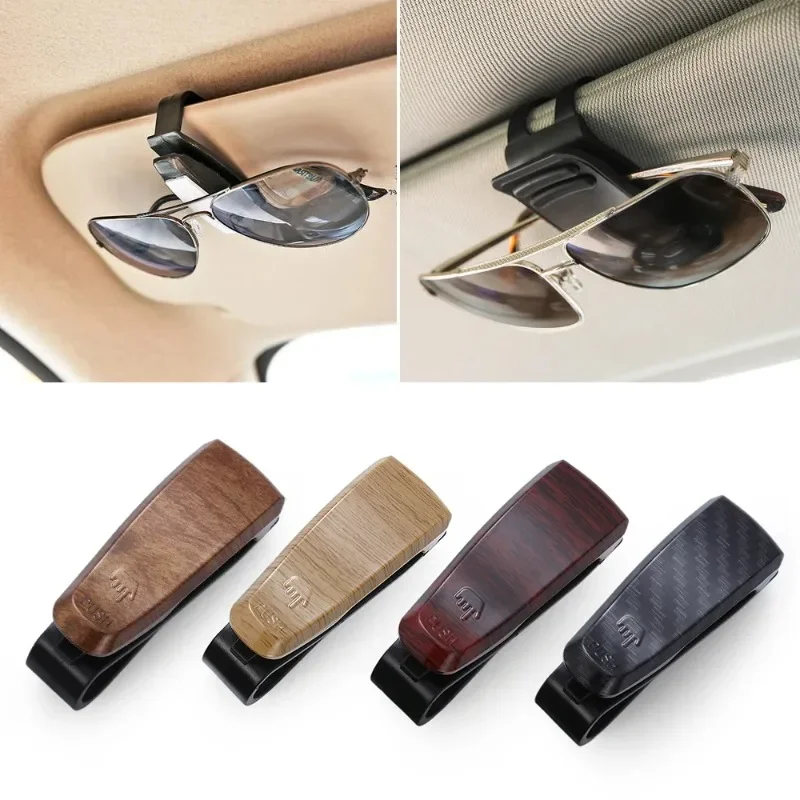Universal Car Auto Sun Priečkové okuliare Slnečné okuliare Slnečné okuliare klipová karta držiak vstupeniek stánok Pripínanie Penové puzdro Puzdro okuliare automobil