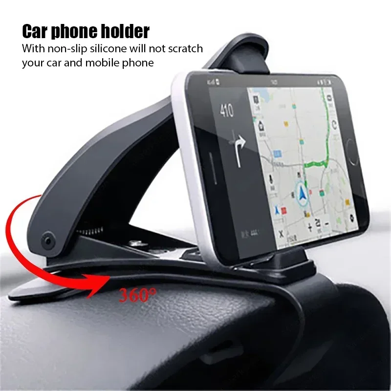 Universal Car Dashboard GPS mobilný telefón držiak ľahký klip Mount Panel Panel Multifunkčný univerzálny držiak navigačnej konzoly