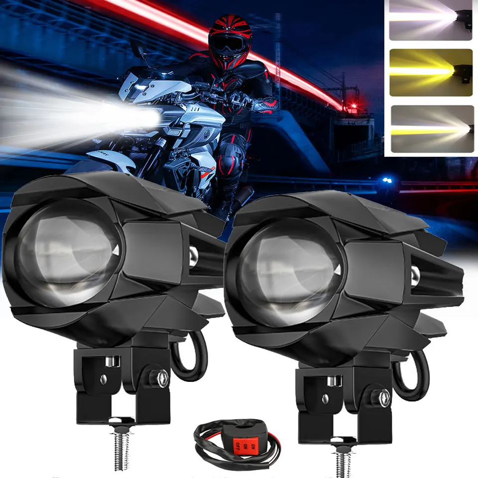 Universal Car LED Work Light Bar Hnacie svetlomety bežiace svetlá pre motocykelový elektrický skúter 4x4 hmlové svetlá auto SUV ATV