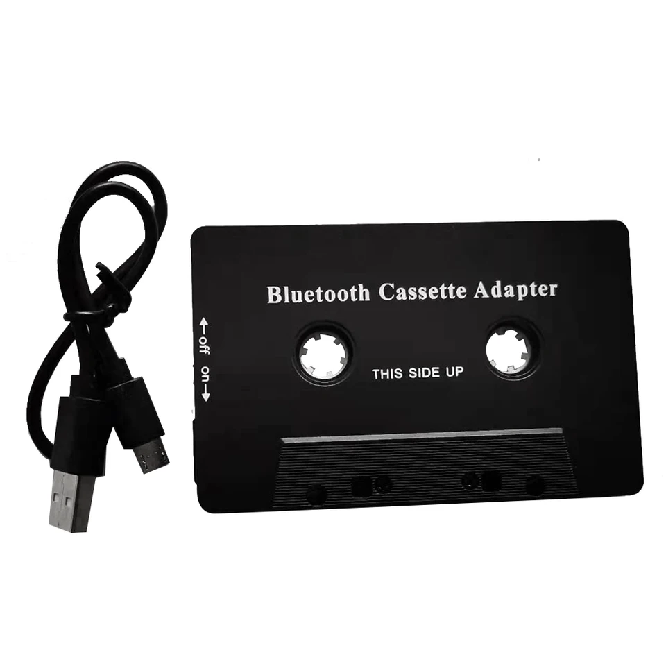 Universal Cassette Bluetooth 5.0 Audio Tape Aux Stereo Adapter s mikrofónom pre telefón MP3 Aux kábel CD prehrávač