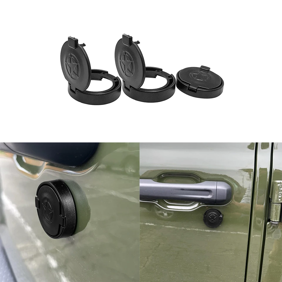 Universal for Jeep Wrangler viacnásobné dvere ochrana pred dverami Kryt vonkajšie dekoratívne doplnky Rust Prevention Kit 3pcs