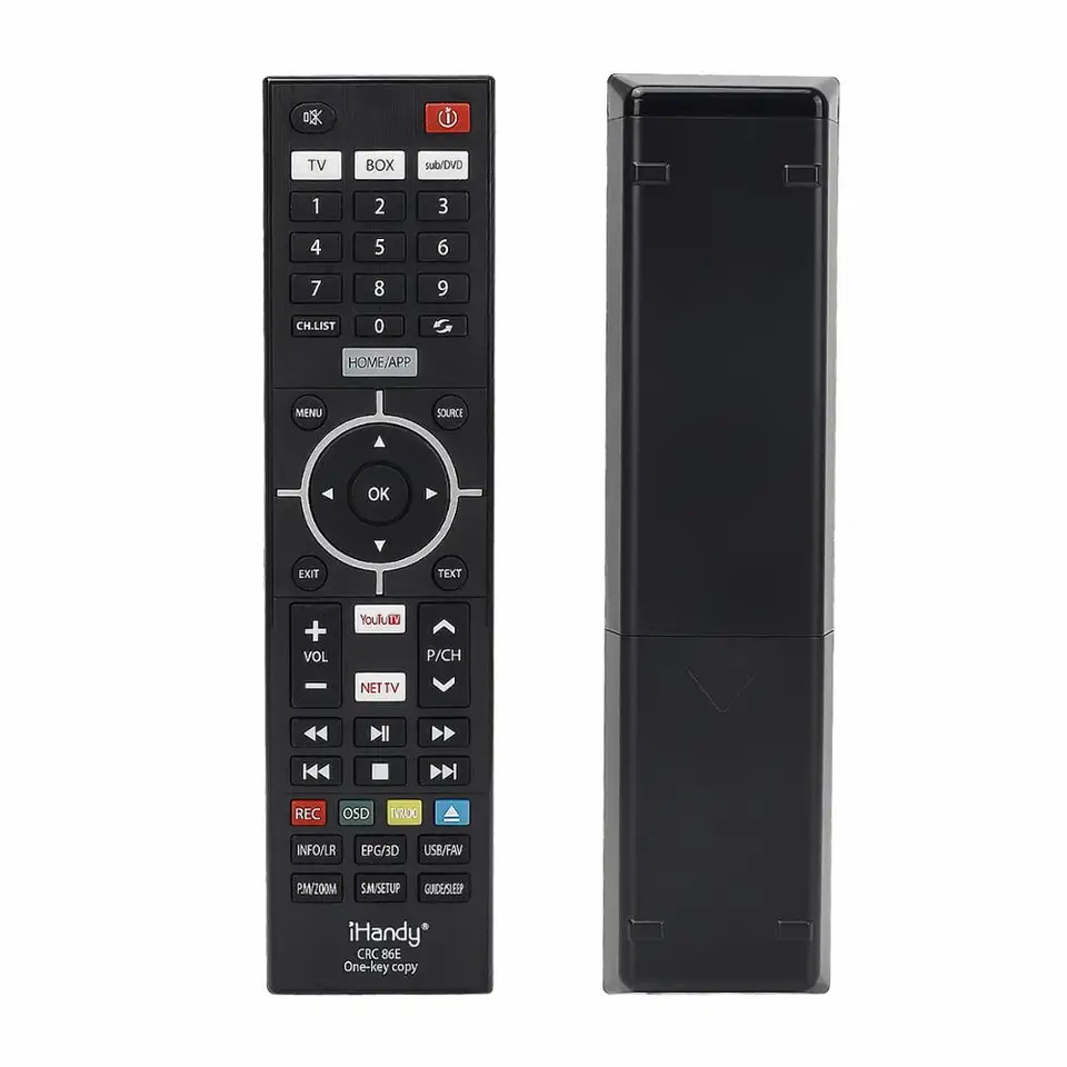 Universal IR Learning diaľkové ovládanie One Kľúčové kópie Funkcie Používa sa pre televízne box Sub DVD SAT Combinational CRC86E Huayu