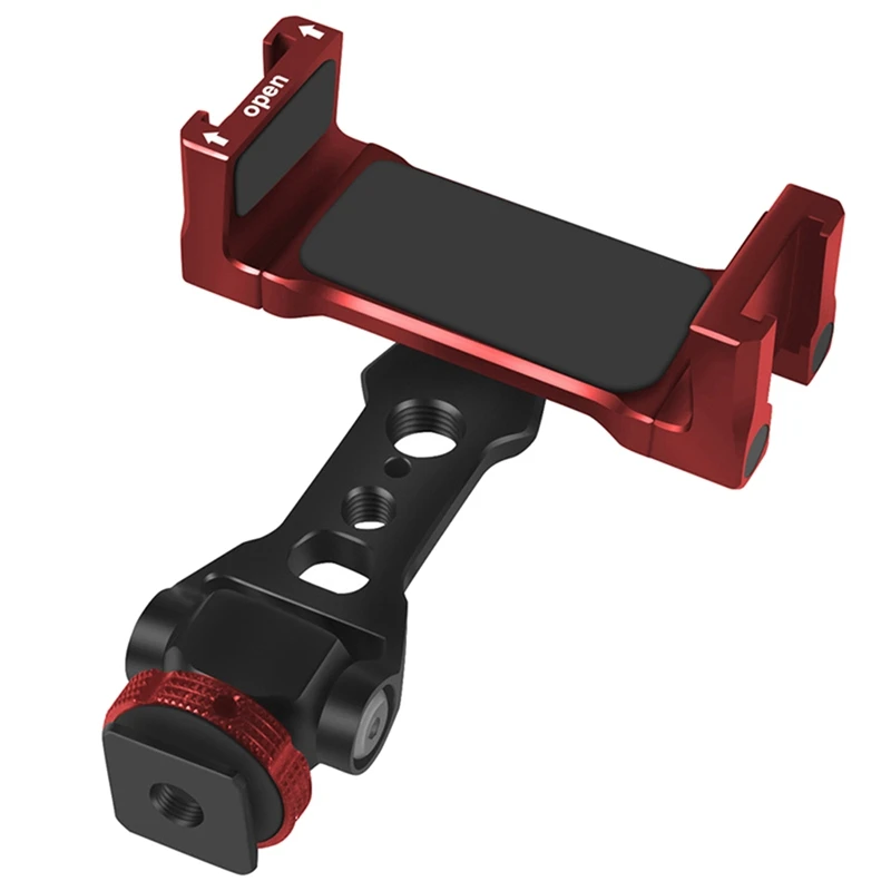Universal Moblie telefónny držiak držiaka držiaka 1/4 skrutkovača Cood Hot Shoe Phone Tarod Tarod Monopod Stand