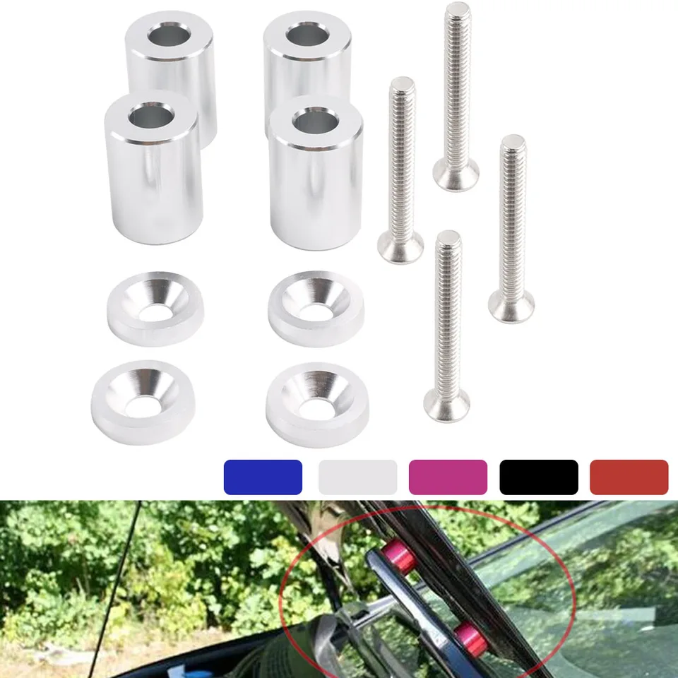 Universal Racing Car Hliníkové hliníkové kapucňové súpravy Venter Spacer Riser pre všetky výmeny turbo / motor / motor