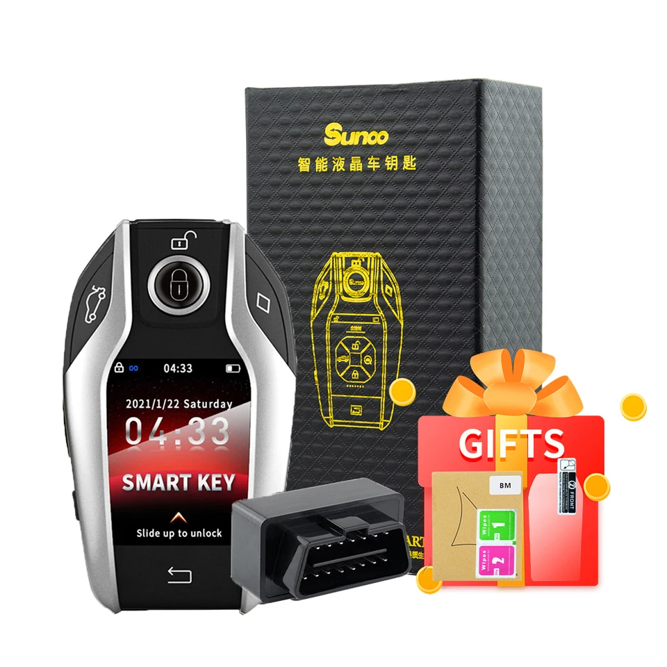 Universal Remote Smart Key pre BMW Benz Audi Toyota Land Rover Cadillac Lexus Ford Kia Honda Opel Pohodlný vstup LCD Car Key