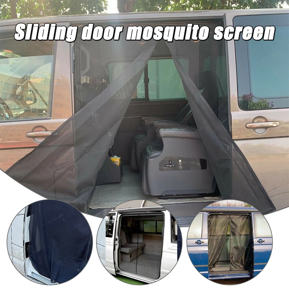 Universal Screen Sliding Door Screen Mesh Mesh Van Fly Mosquito/Fly Screen Net CAR Net Hmyz prepravné obrazovky pre VW T5 T6