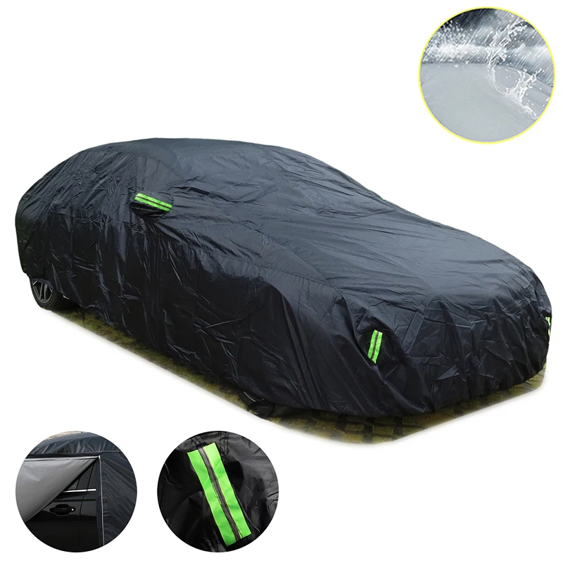 Universal SUV/Sedan Full Auto Covers Outdoor UV Waterproof pre poťahy vodotesné vonkajšie autá automobilový krupobitie Protector Armored Film