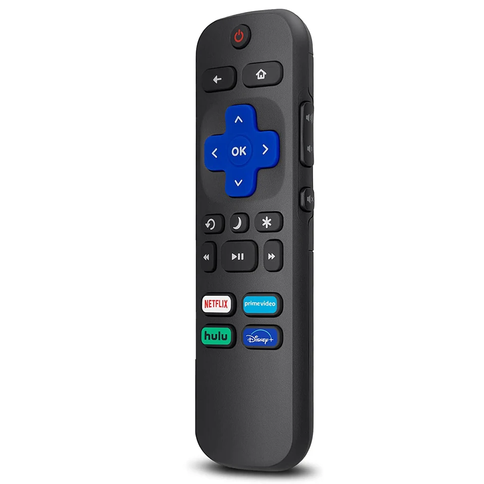 Universal TV diaľkový ovládač pre Roku TV, náhrada za TCL Roku/Hisense Roku/Sharp Roku TV, TV Remote s Netflixom/Hulu