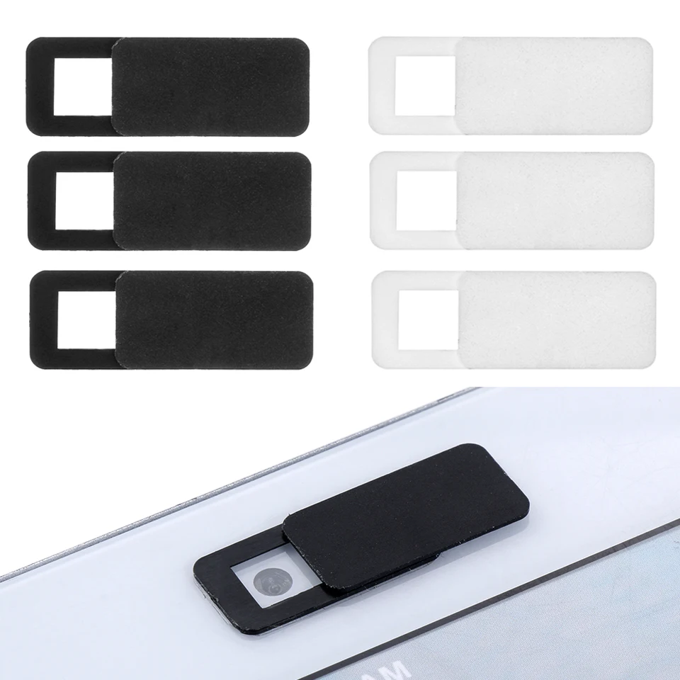 Universal Ultra Thin Slider Shutter Shutter Ochrana ochrana protikladu kamery Kovová webová kamera pre webovú kameru pre smartfóny pre laptop