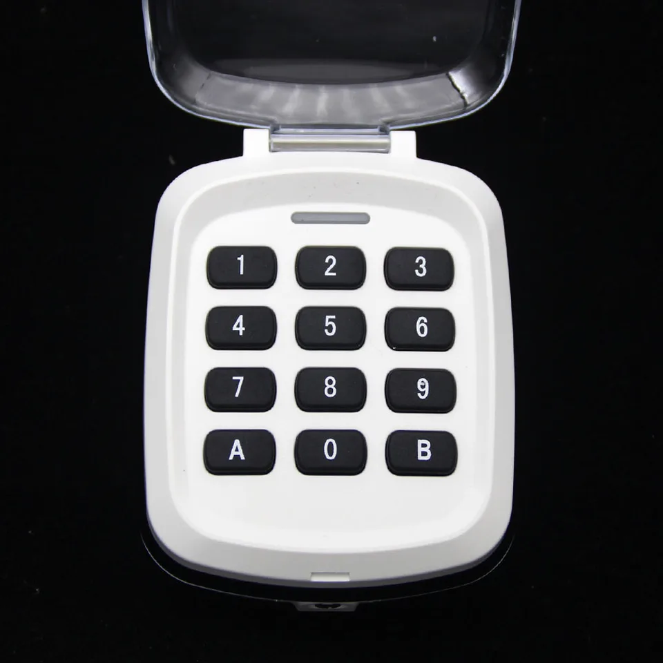 Universal Wireless Keypad Garážové otvárače dverí Rolling Code Keypad 315MHz 433MHz 868MHz diaľkové ovládanie 433,92 MHz 868,3 MHz