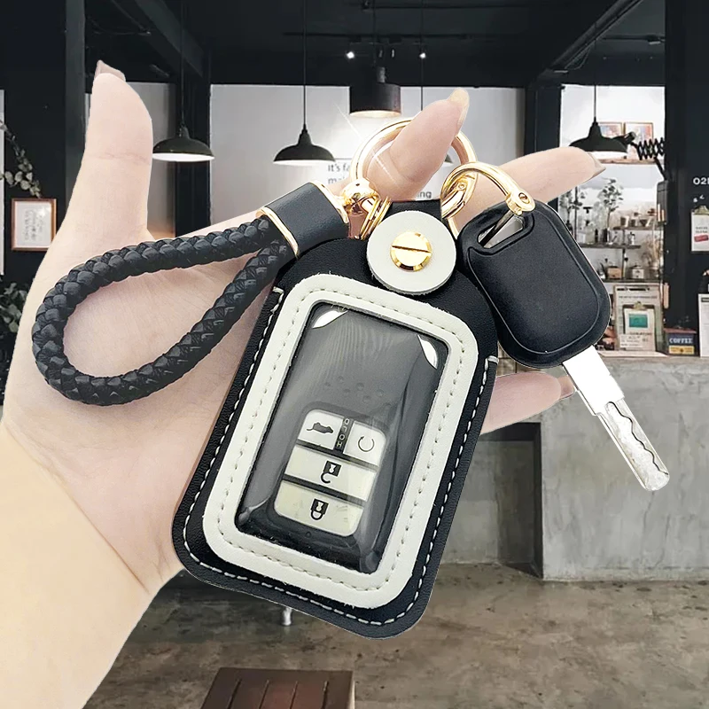 Univerzálna ochrana diaľkového ovládača pre autá, prémiové textúrované PU Key Pack vhodné pre Buick Audi Volkswagen Hyundai Honda