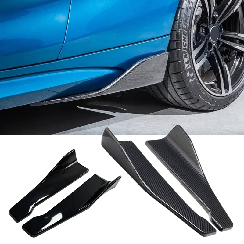 Univerzálna sukňa na bočnej sukni Spoiler Splitter Protector pre Honda Civic 10. Gen Ford Focus Accessories Hyundai Elantra 2017