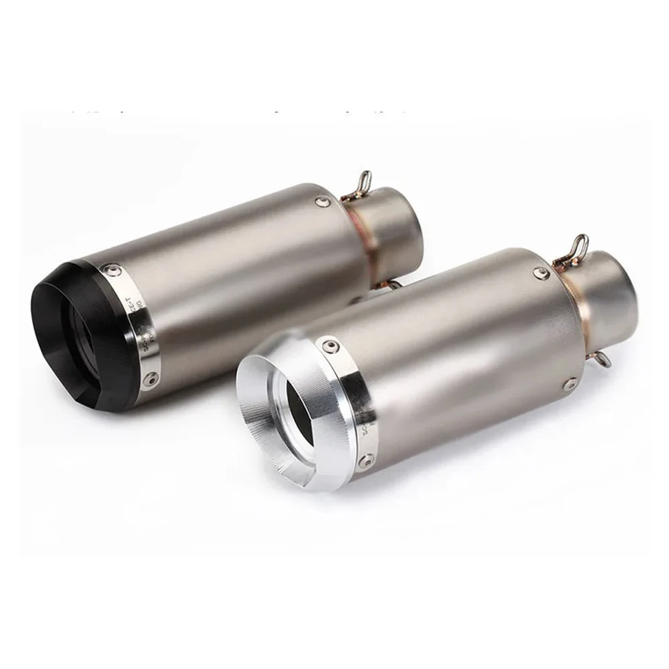 Univerzálne 51 mm výfukové potrubie Motocykel Escape Moto Slip-On Tuffler pre Kawasaki Er6n Z800 Z900 ZX10R R1 R6 CB650F CB1000R PCX125