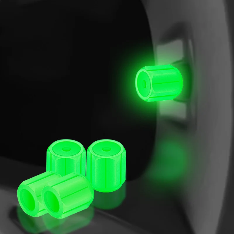 Univerzálne auto na koliesko auto automaticky žiaria pneumatikami STEM VENTIL Kryt Svetlo Automatické luminiscencie auta pneumatikový kryt kryt