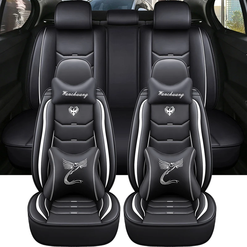 Univerzálne kožené autosedacie sedadlo pre Mercedes W164 Audi A6 C5 Mazda CX3 Jetta A4 Prius 30 Mitsubishi Lancer Accsesory Interiér