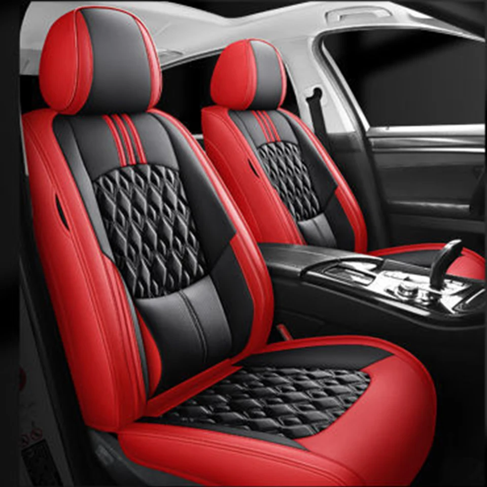 Univerzálne kožené autosedačky pre autosedačky pre Honda Civic City Crv Crz Accord Elysion Fit Jade Jazz predný zadný vankúš Auto príslušenstvo