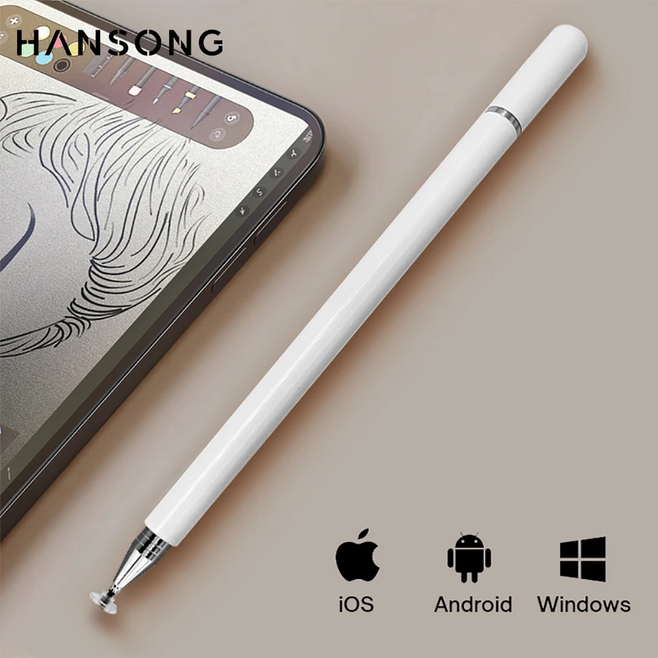 Univerzálne kreslenie pero pero pre Android iOS Touch Pen pre iPad iPhone Samsung Xiaomi Tablet Tablet Smart Phone Pencil Accessories