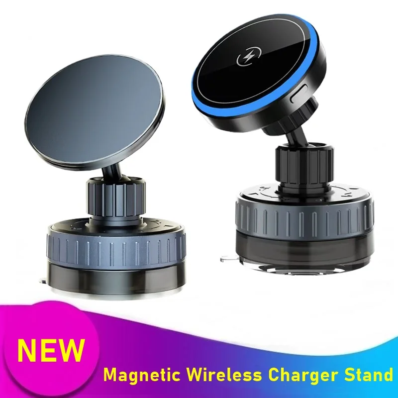 Univerzálne magnetické bezdrôtové nabíjačky držiak na nabíjačku sacie pohár domáce auto mirro telocvičňa pre iPhone 16 15 14 13 12 11 Pro Max Samsung S25