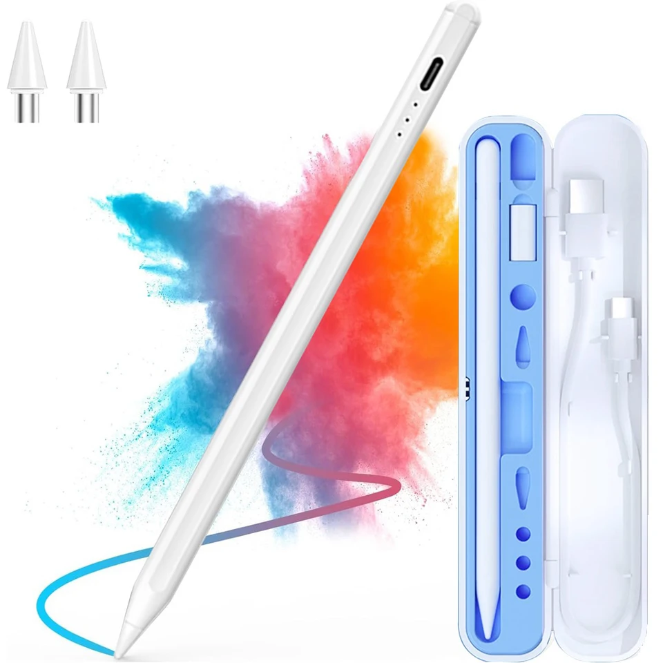 Univerzálne magnetické pero s perom s krabicou pre tablet Mobile Phone Touch Pen pre iPad Pro 2024 iPad Air 6 Lenovo Samsung Tablet