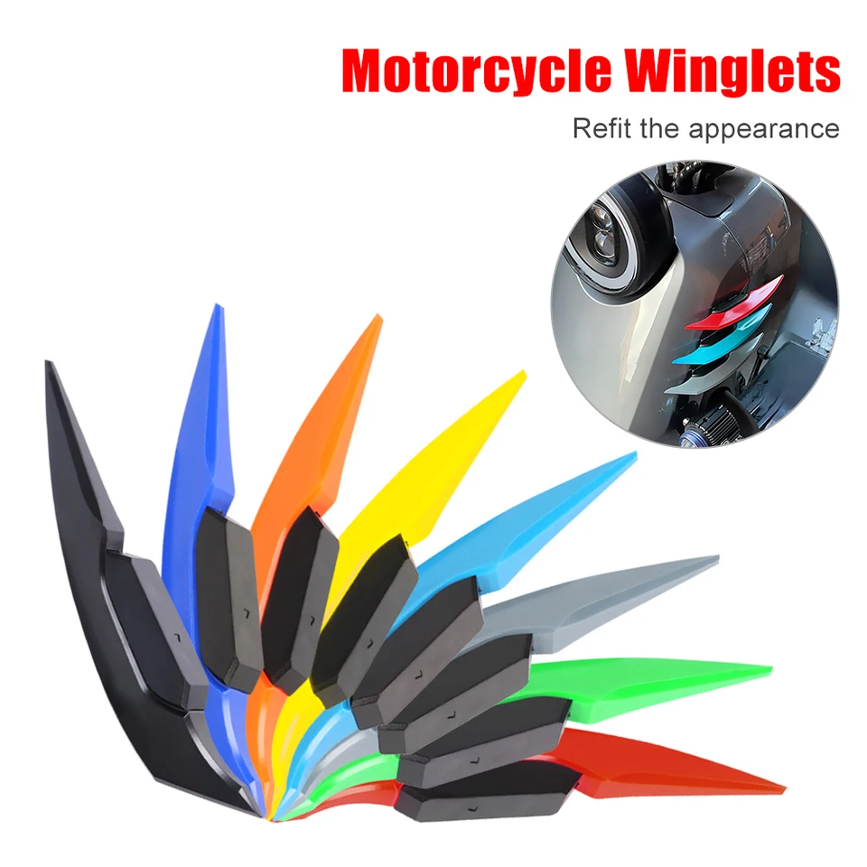 Univerzálne motocyklové krídlo SPOILER DYNAMICKÁ DECORÁCIA NÁKLADA PRE ZX10R 2005 MINI MOTO BENELLI TNT 125