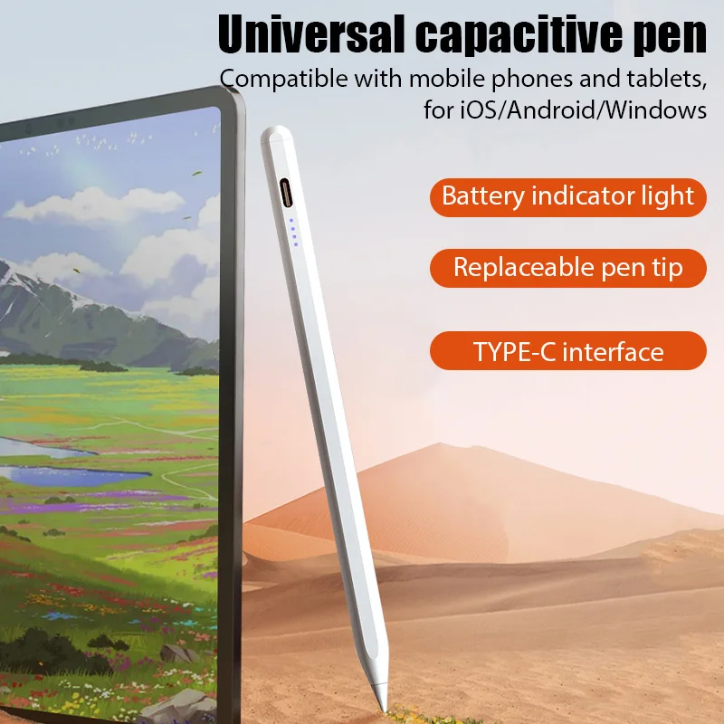Univerzálne pero pero pre Android iOS Windows kapacitné dotykové pero pre iPad Apple ceruzku pre tabliet Huawei Xiaomi