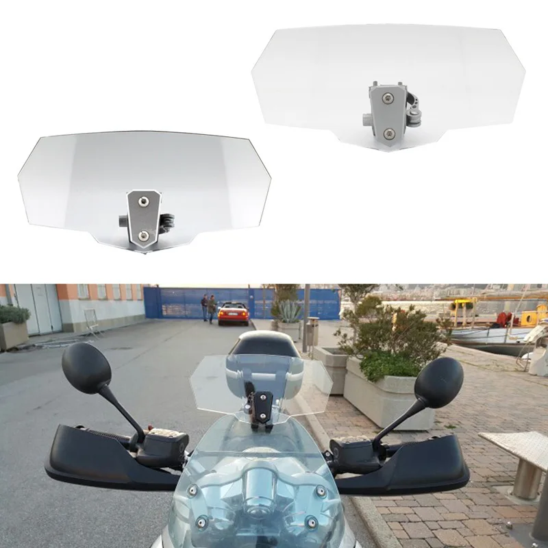 Univerzálne predlžovanie čelného skla predlžovanie vetra deflektor Motocyklu Motocykel Motor Modifikované príslušenstvo Screen Screen Soiler Air Deflector