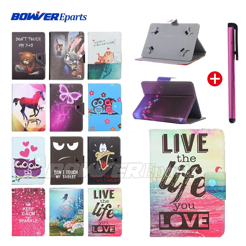 Univerzálne puzdro pre Chuwi Hipad 11 Tablet 10.95inch Karikatúra Vytlačená kožená ochranná puzdro