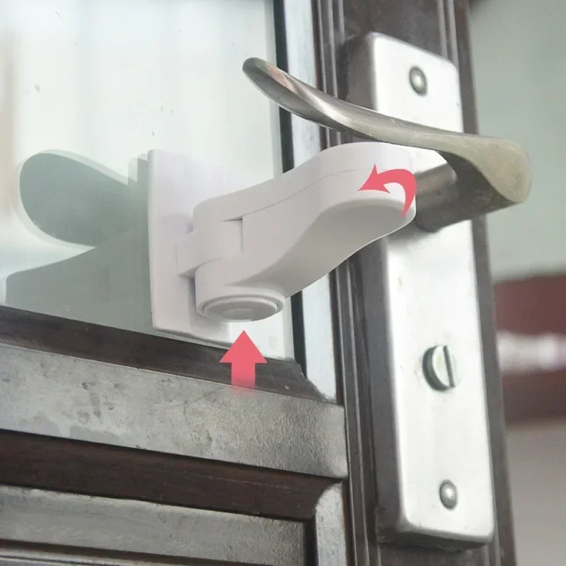 Univerzálne páka na páku Dvere Lock Profesionálny nábytok rukoväte zámky zátky Deti deti detská bezpečnostná ochrana zariadenia Zariadka Závesť Knit Deti