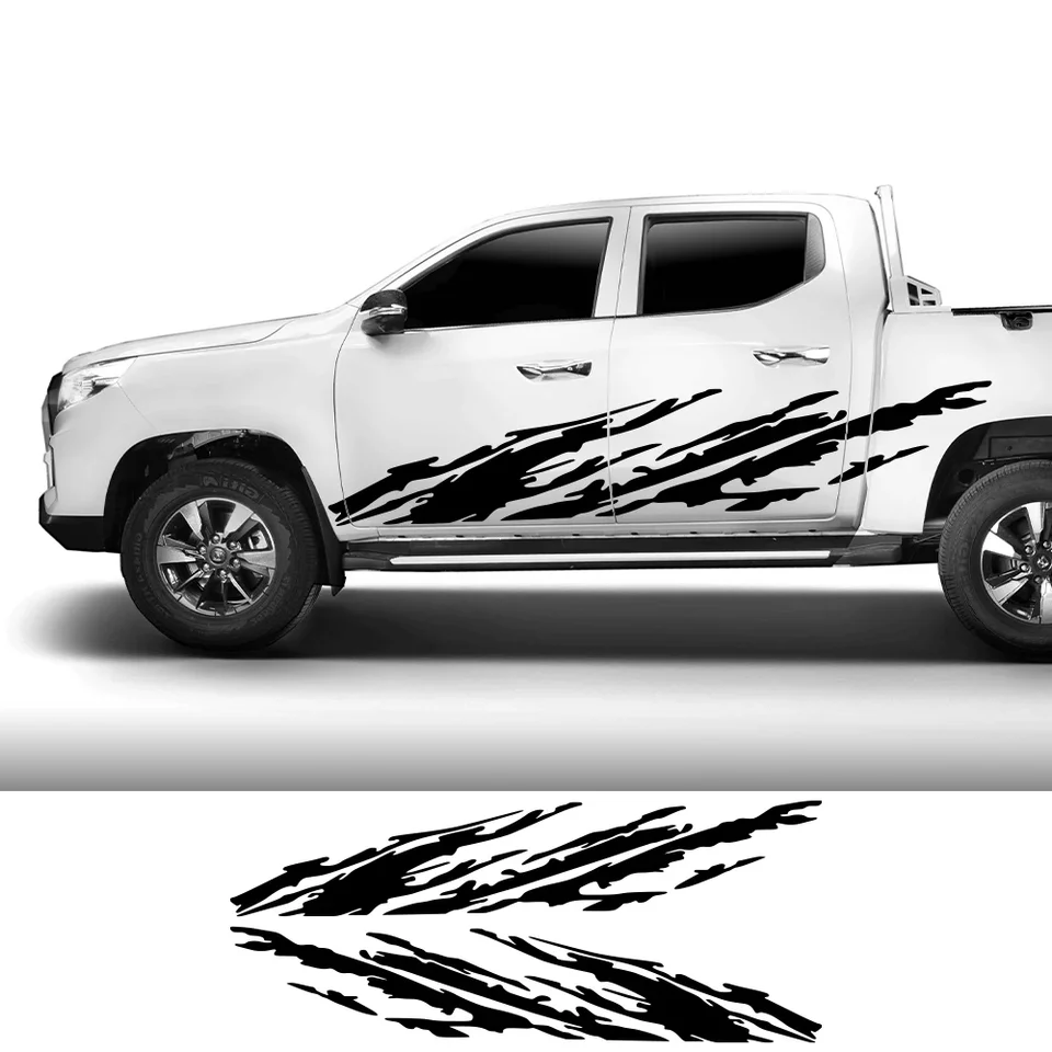 Univerzálne snímacie nálepky na nálepky dekorácie pre Dodge Ram Isuzu Dmax Toyota Hilux Tacoma Ford F-150 Auto Silverado Auto Auto