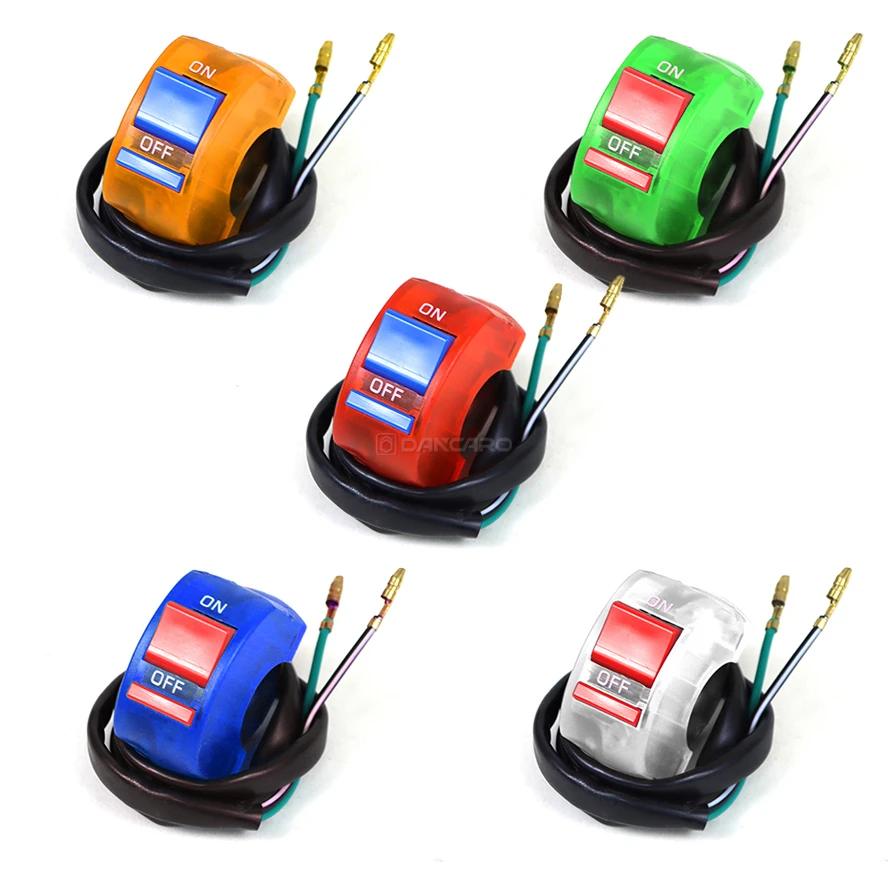 Univerzálne spínacie spínače Light Svetlo zapnutia/vypnutia pre motocykle pre motocykle Motor Motor ATV DC12V/10A Motocyklové príslušenstvo