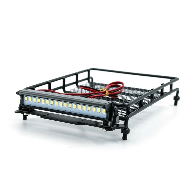 Univerzálne strešné stojany s LED svetlom pre 1/14 1/12 1/10 RC Crawler Car SCX10 CC01 MN D90 D91 D99 MN90 MN99S