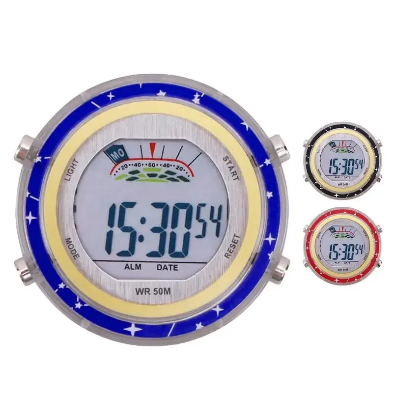 Univerzálne vodotesné motocykle kremenné hodiny svetelné elektronické hodiny nepremokavé bicykle Motocykel hodinky na dashboard car Clock