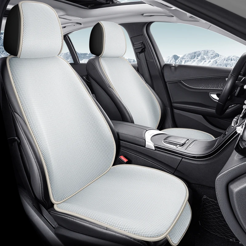 Univerzálne ľadové hodvábne letné autosedačky pre Peugeot 308 T9 BMW F36 Opel Astra Mitsubishi Eclipse Cross Interior Accessories