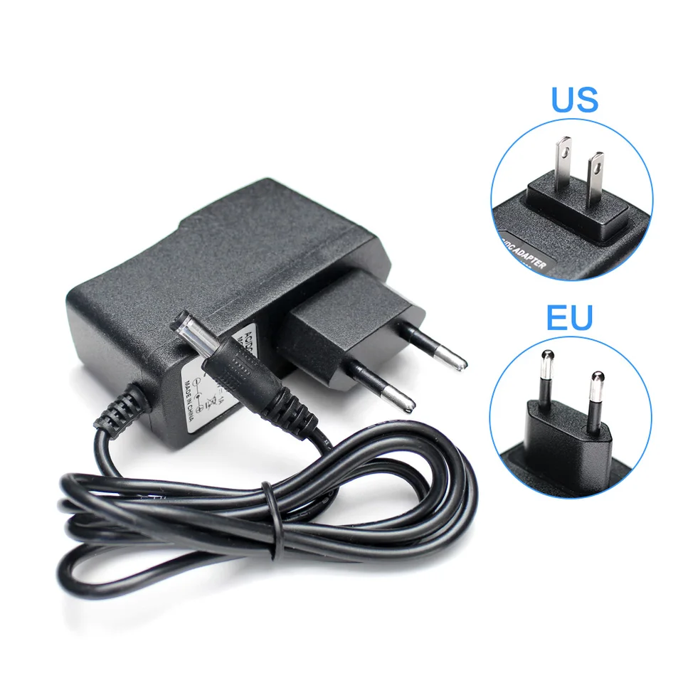 Univerzálny adaptér napájací zdroj AC až DC 3V 4,5V 5V 6V 8,5 V 12V 13V 1A Nabíjačka na napájací adaptér 12VUS EU pre 5V LED pásik RGB svetlo