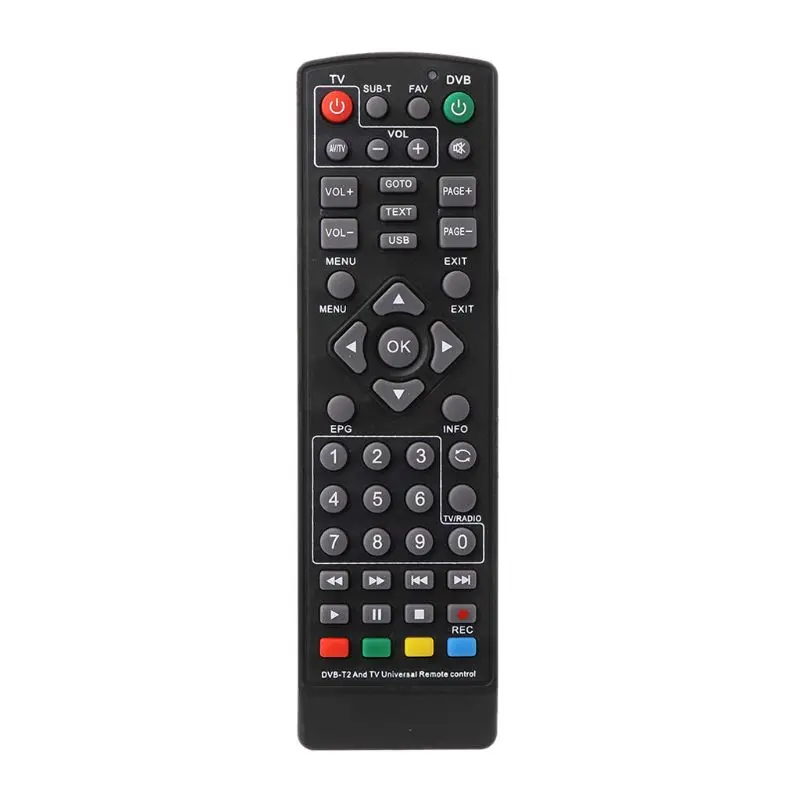 Univerzálny bezdrôtový výmena ovládača diaľkového ovládača pre DVB-T2 pre inteligentnú televíziu STB HDTV pre inteligentnú set TOP TV B