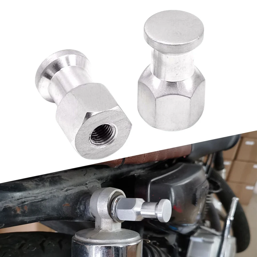Univerzálny chrómový motocykel zadný nárazový stojan SCRES M10*1,25 mm posúvací posúvač Swingram Respension pre Honda Z125 Monkey 125