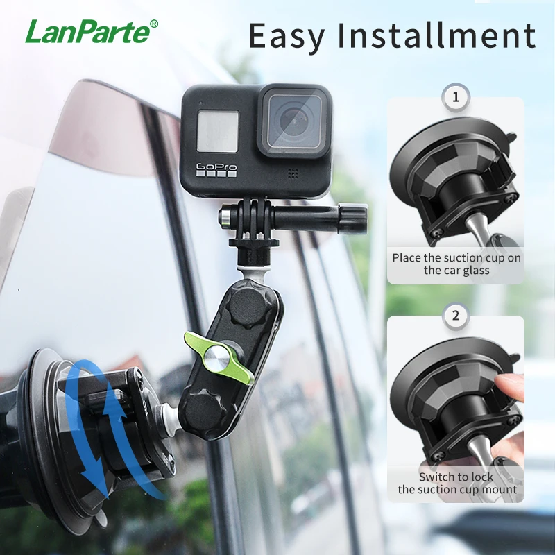 Univerzálny držiak na akčnú kameru držiak na držiak na držiak pre auto pre auto fit gopro 1 xiaomi Sargo Sport Cam