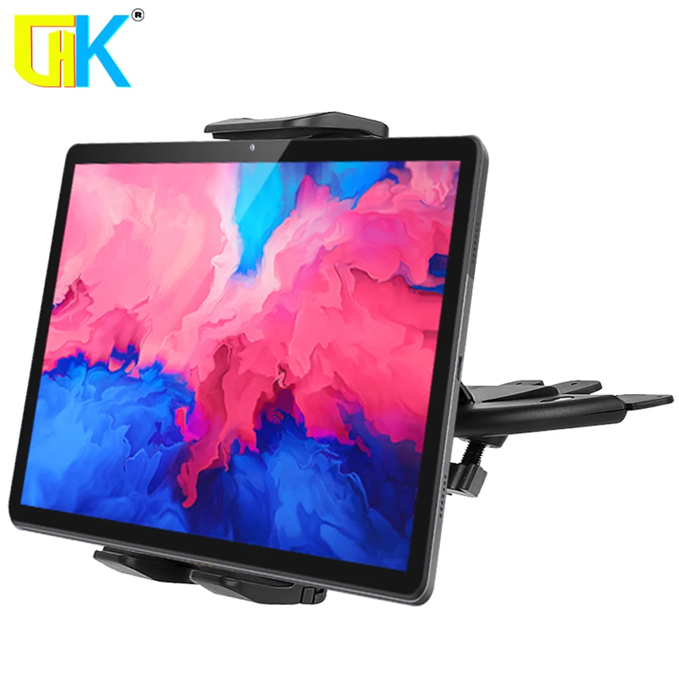 Univerzálny držiak na tablety CD Slot Tablet Tablet Držiteľ mobilného telefónu držiak na držiak na držiak Rotatovateľný pre iPad Samsung Pad Air Mini 10.9