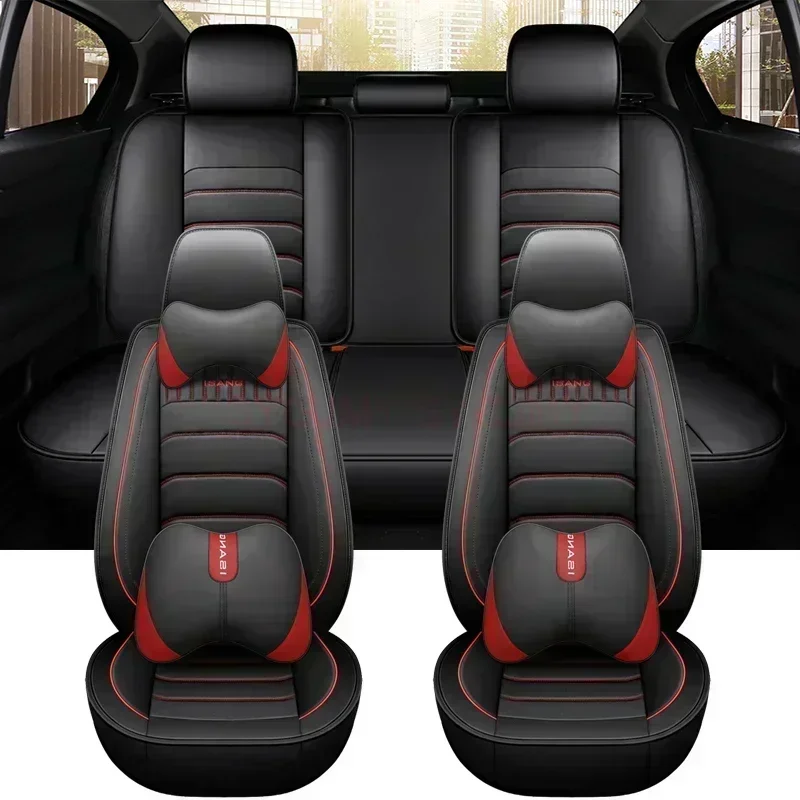 Univerzálny kryt autosedačky pre Nissan X-Trail Versa Sulphy Teana Sentra Maxima Murano Rogue Rogue Sport Carsories Pu Leather