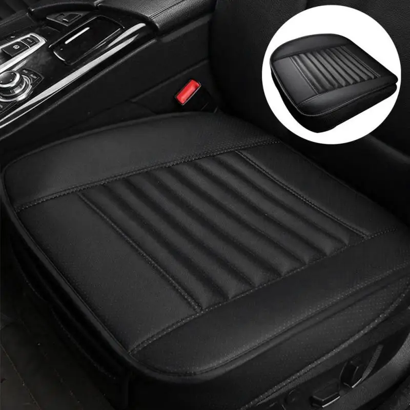 Univerzálny kryt autosedačky priedušná kožená podložka PU pre automatické stoličky vankúš predné sedadlo kryt Four Seasons Anti Slip Rat