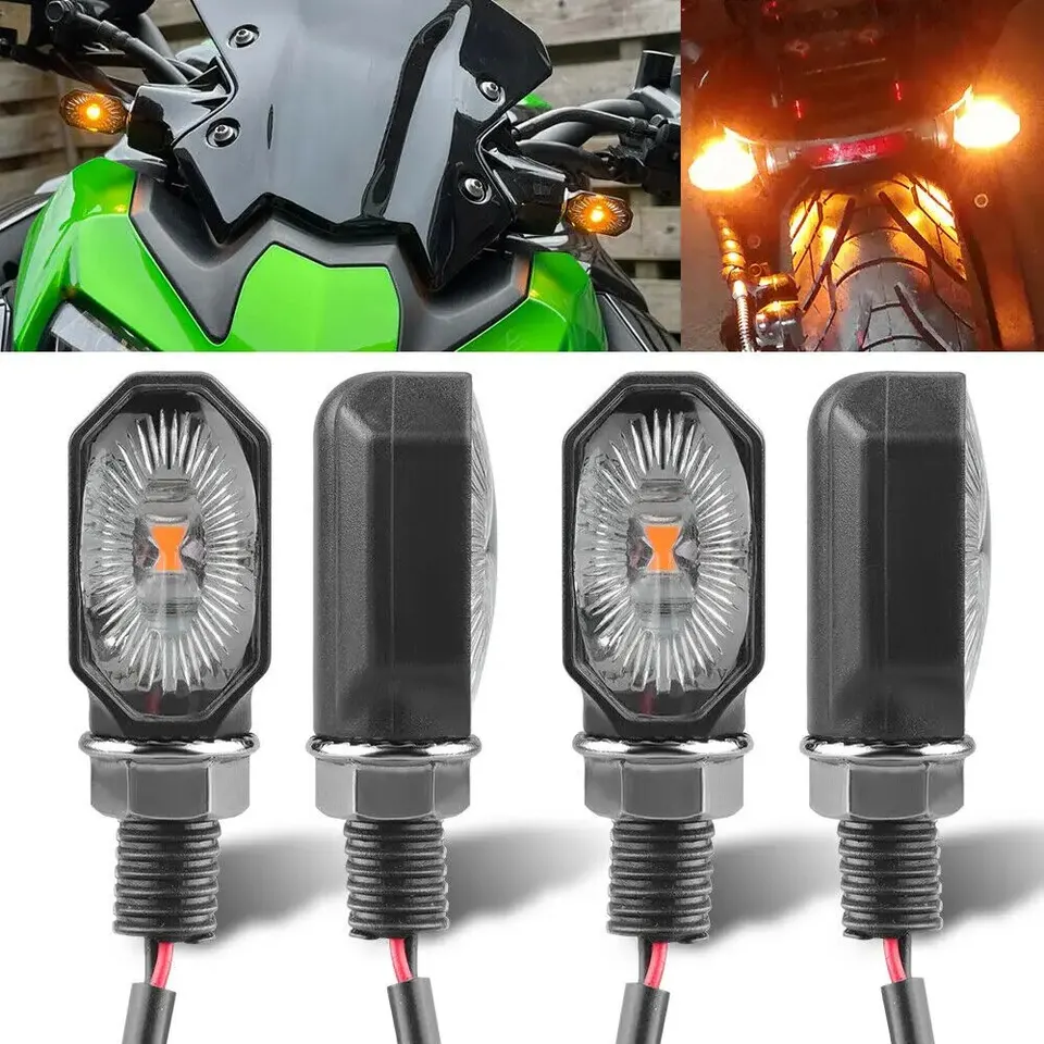 Univerzálny mini motocyklový signál svetlo Oval Oval Turning pre YZF R3 R3 Burgman 400 CT125 Motocykel predná lampa KTM EX 125