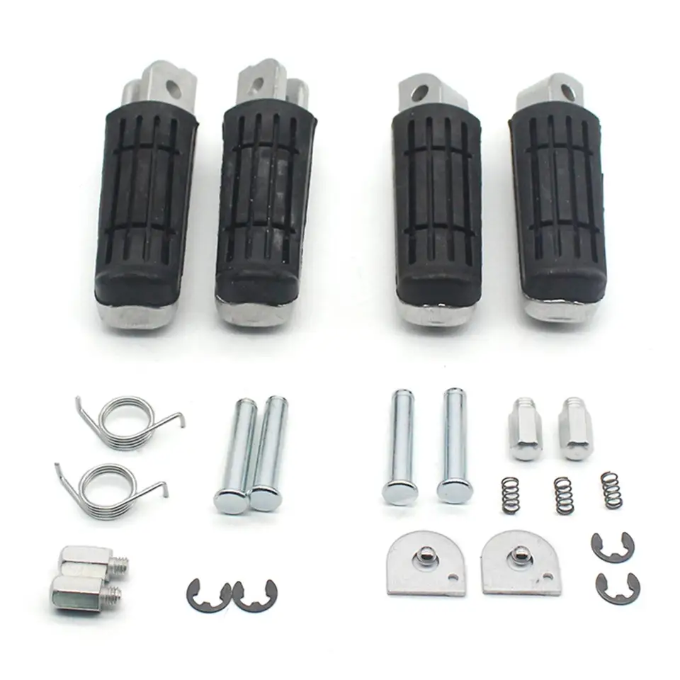 Univerzálny motocykel predné zadné nohy Footpegs Foot Ress Pedals nastavený pre Yamaha YZF1000 R1 FZ6R FZ6 FJR1300 Motocykel