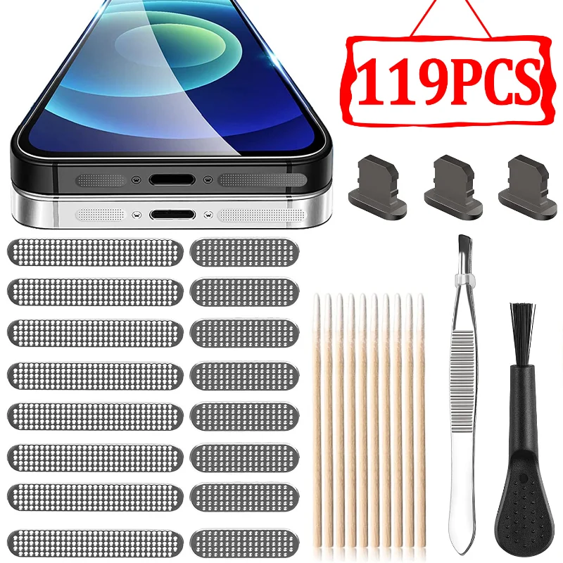 Univerzálny nálepka na filter reproduktorov pre telefón pre chránič portu Samsung Xiaomi pre chránič IPhone 14 Pro Max