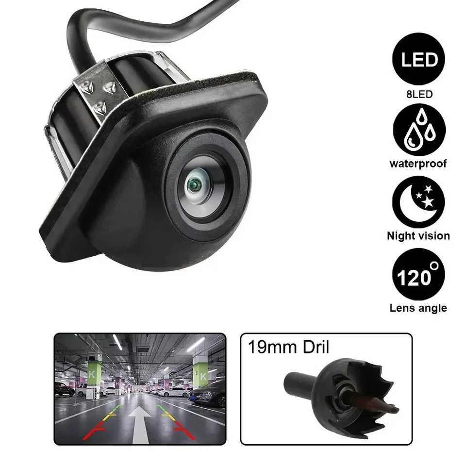 Univerzálny pohľad zadného pohľadu fotoaparát nepremokavé automatické parkovacie asistenčné vozidlá auto reverzná kamera na monitorovanie parkovania