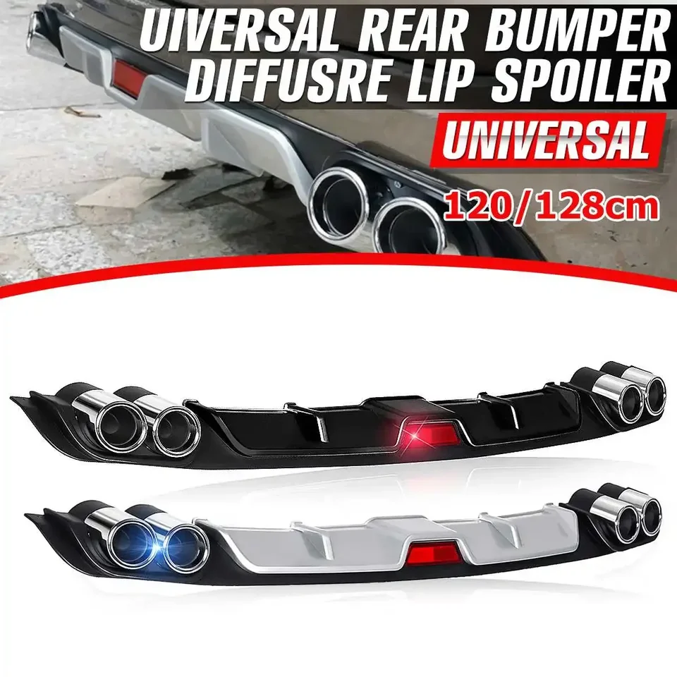 Univerzálny rozptyľovač zadného nárazníka automobilov pre pery pre BMW E46 E60 E90 pre Ford Focus 2 pre Audi A3 CAR-ABS PLASTOVÁ KITOVÁ KIT