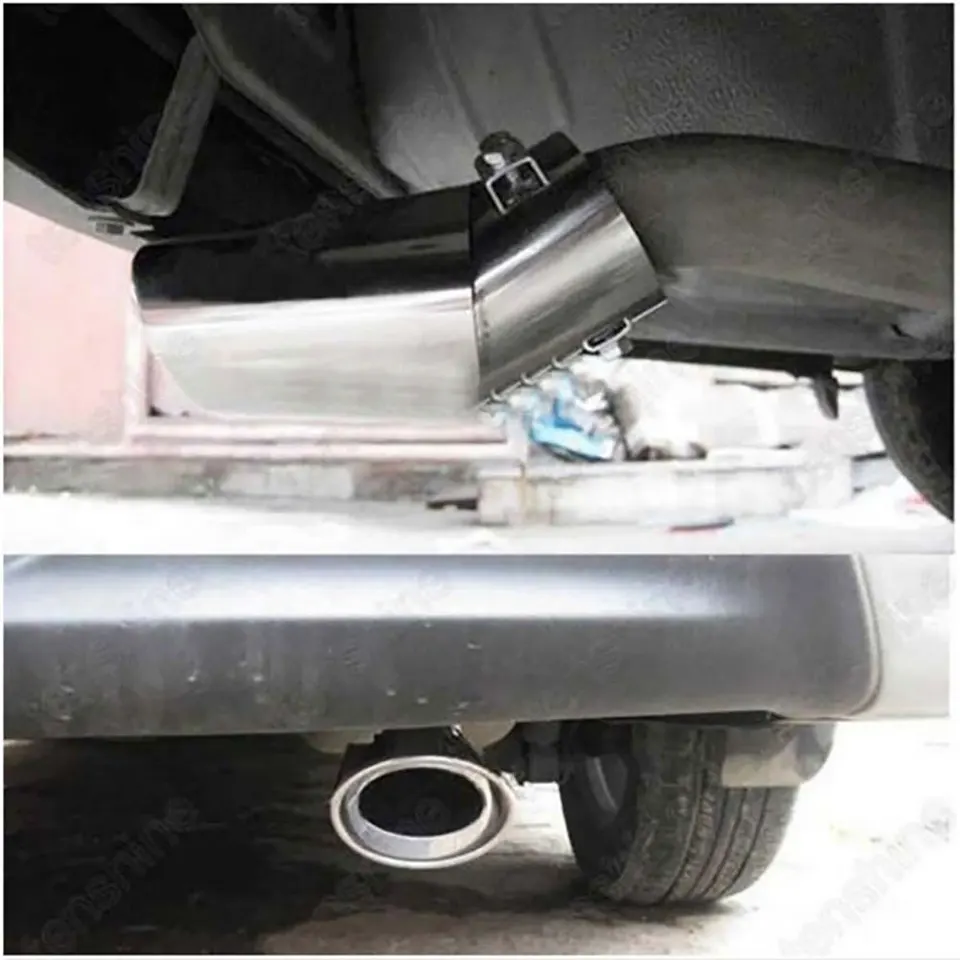 Univerzálny výfukový tlmič výfukového vozidla Round Huadless Ocel pre Peugeot 206 1998 2000 207 2006 2007 307 106