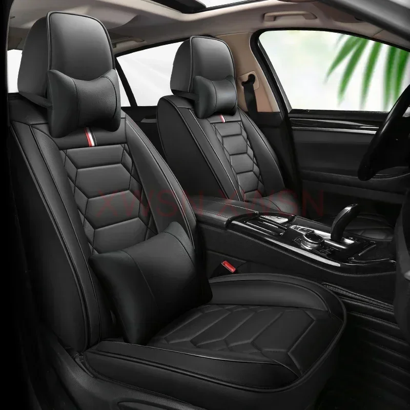 Univerzálny štýl umelou koženou autosedačkou pre sedenie pre autosedačky pre Camry 50 70 i30 I20 LADA GRANDA POLO SEDAN KIA RIO 4 Interiérové ​​príslušenstvo