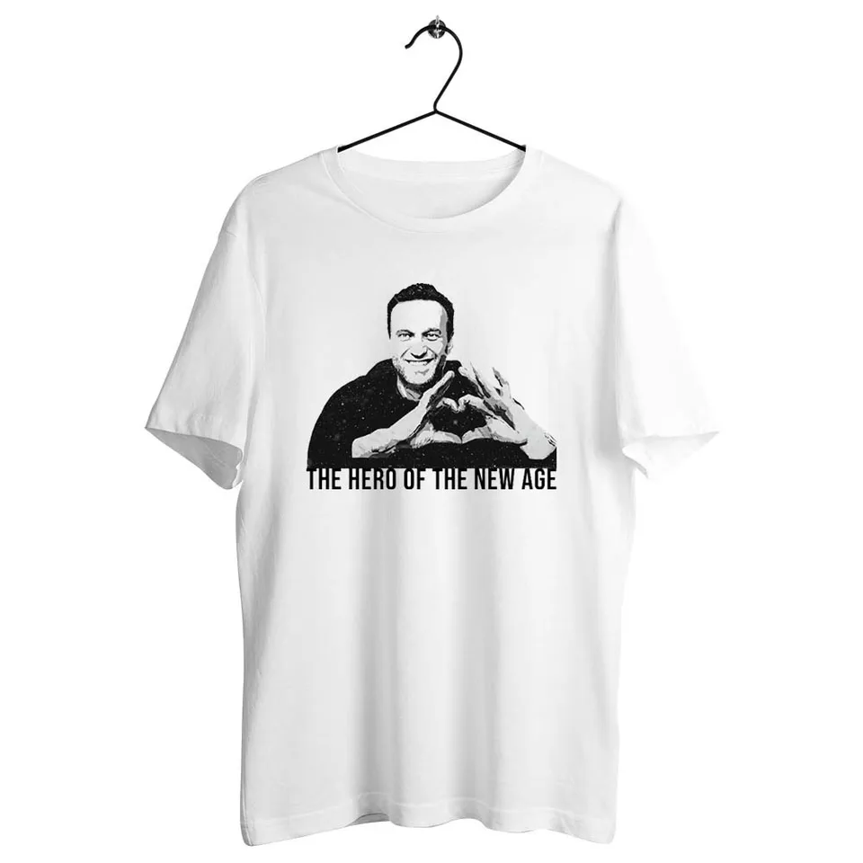Unix T košele Men ženy Alexej Navalny tlačené umelecké dielo Tee